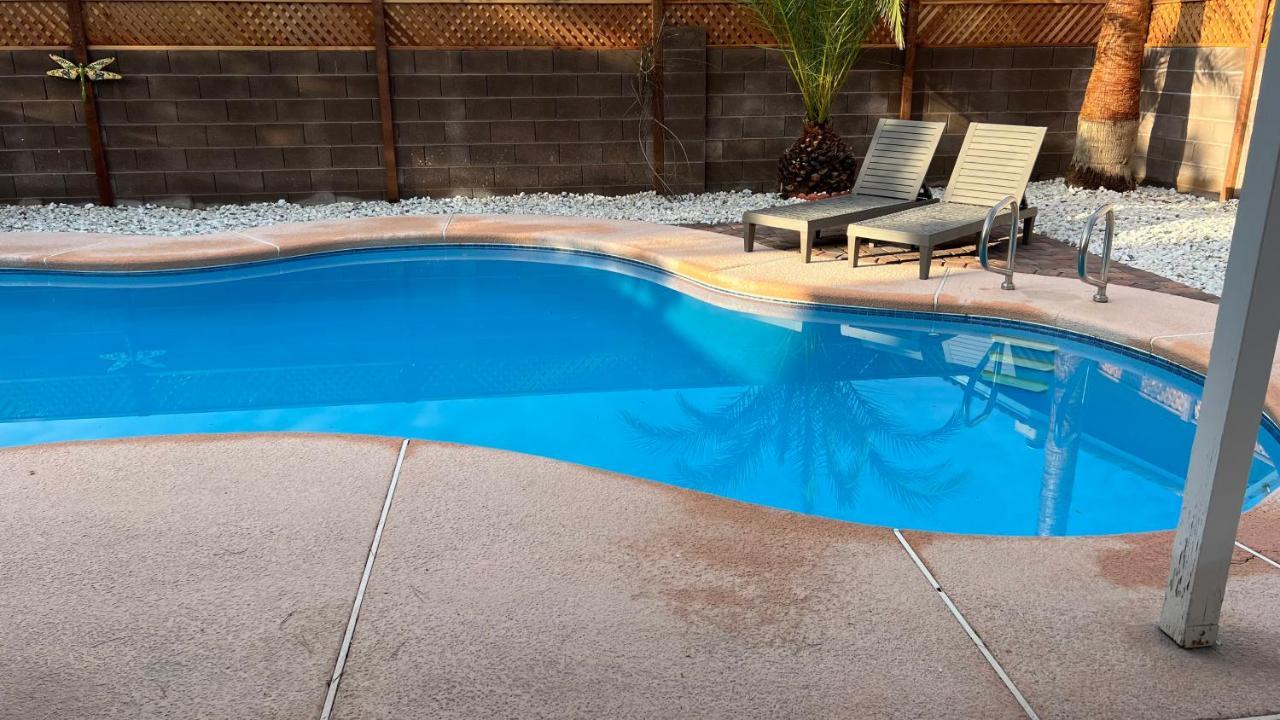 Large Pool & Patio Cozy Single Story Family House Villa Las Vegas Kültér fotó